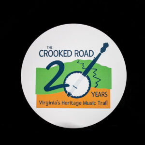 The Crooked Road 20th Anniversary Sticker