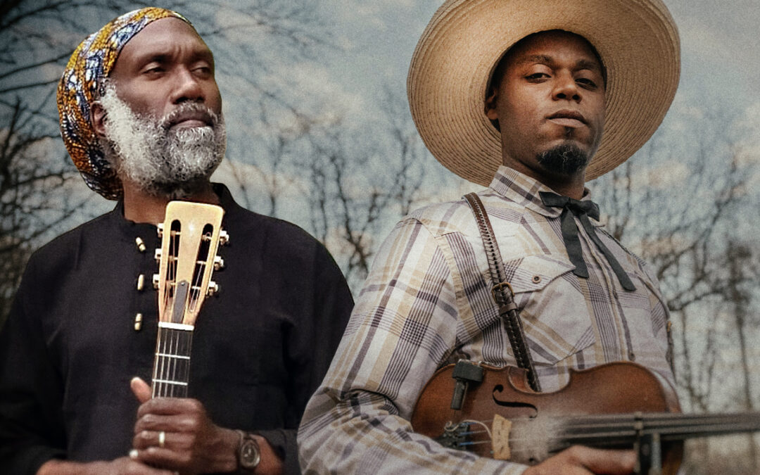 Corey Harris and Cedric Watson at the Floyd Country Store