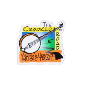 The Crooked Road Die-cut Sticker