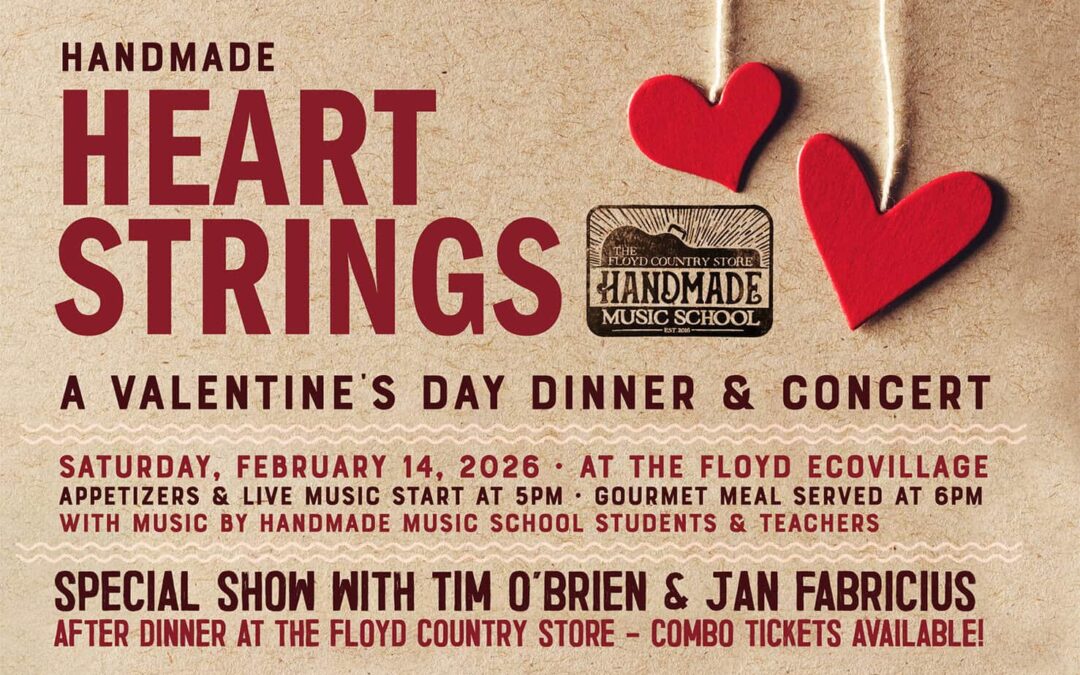 Handmade Music School’s Heartstrings Valentine’s Dinner & Dance