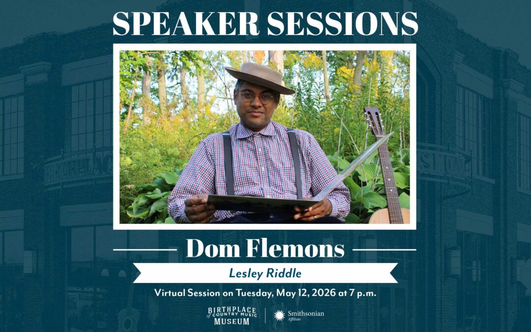 Speaker Sessions: Dom Flemons on Lesley Riddle